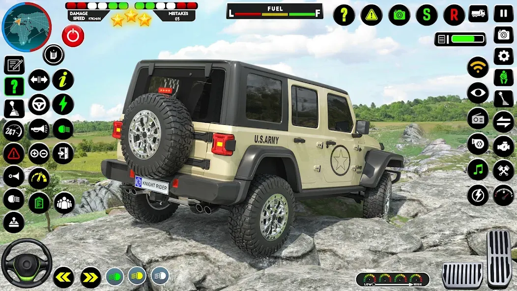 Army Truck Transporter Game 3D  [МОД Много монет] Screenshot 1