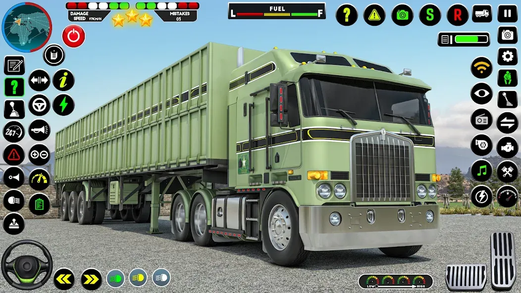 Army Truck Transporter Game 3D  [МОД Много монет] Screenshot 5