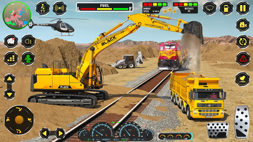 Real JCB Construction Games 3D  [МОД Все открыто] Screenshot 2