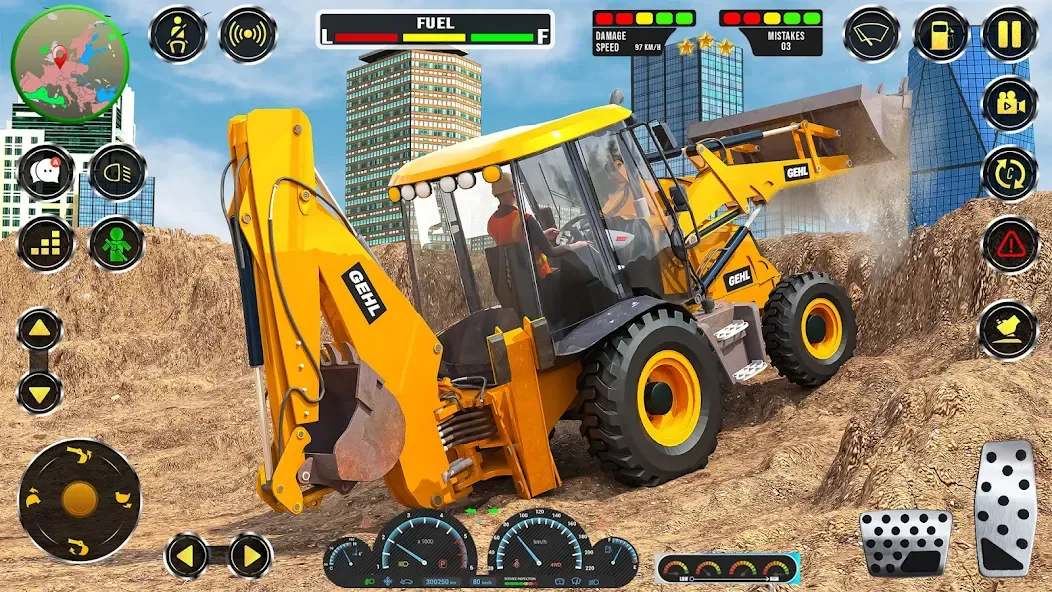 Real JCB Construction Games 3D  [МОД Все открыто] Screenshot 5