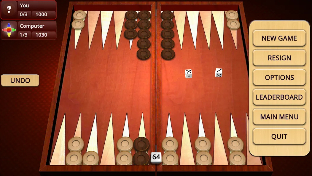 Backgammon Mighty  [МОД Menu] Screenshot 2