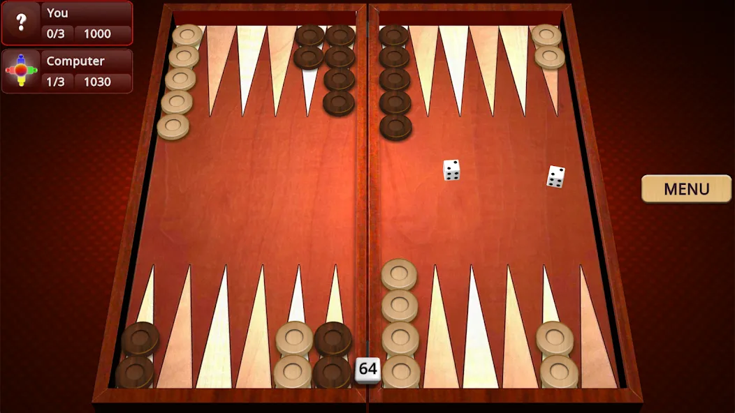 Backgammon Mighty  [МОД Menu] Screenshot 5