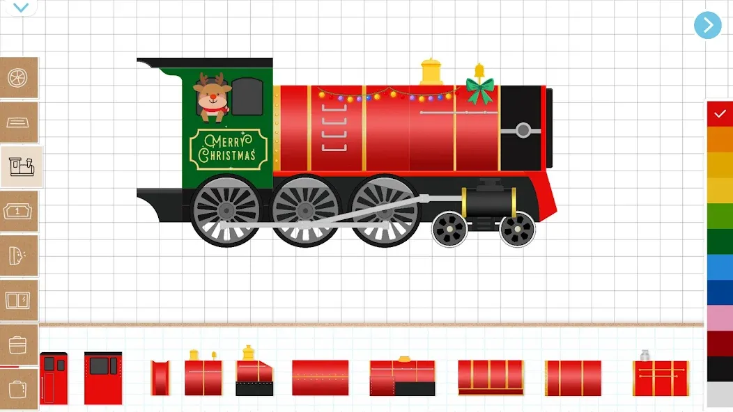 Christmas Train Game For Kids  [МОД Много денег] Screenshot 2