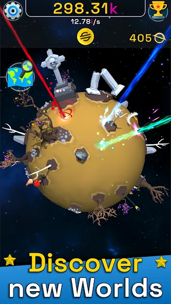 Planet Evolution: Idle Clicker (Планета Эволюция)  [МОД Много монет] Screenshot 2