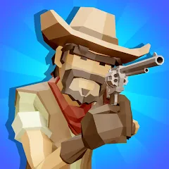 Взлом Western Cowboy: Shooting Game (Вестерн Каубой)  [МОД Все открыто] - последняя версия apk на Андроид