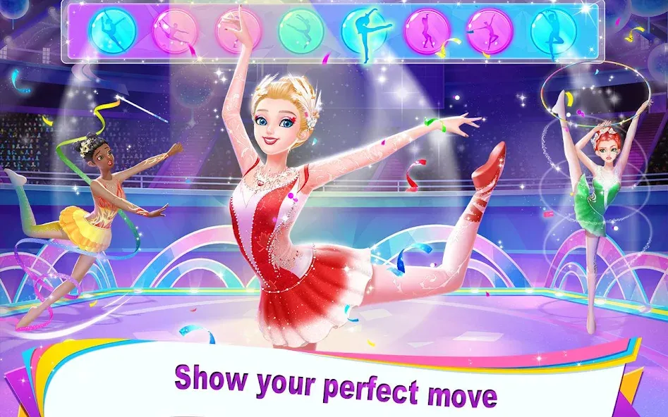 Gymnastics Queen (Джимнастикс Квин)  [МОД Menu] Screenshot 1