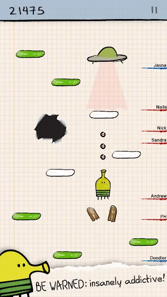 Doodle Jump (Дудл Джамп)  [МОД Unlimited Money] Screenshot 1