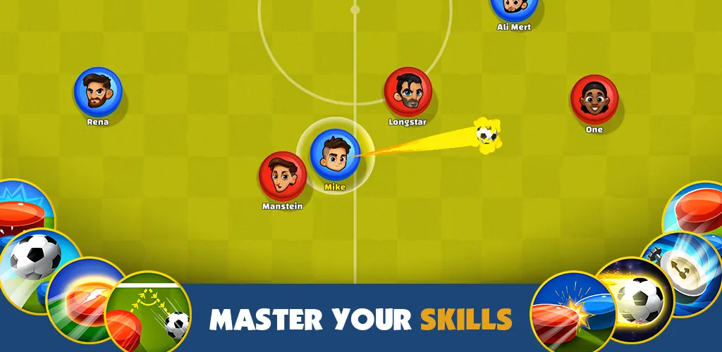 Super Soccer 3v3 (Online) (упер футбол 3 на 3)  [МОД Бесконечные деньги] Screenshot 2