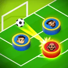 Скачать взломанную Super Soccer 3v3 (Online) (упер футбол 3 на 3)  [МОД Бесконечные деньги] - стабильная версия apk на Андроид