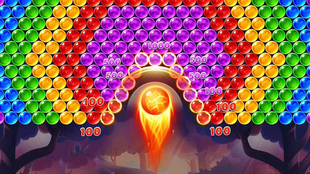 Bubble Shooter Genies  [МОД Много денег] Screenshot 1