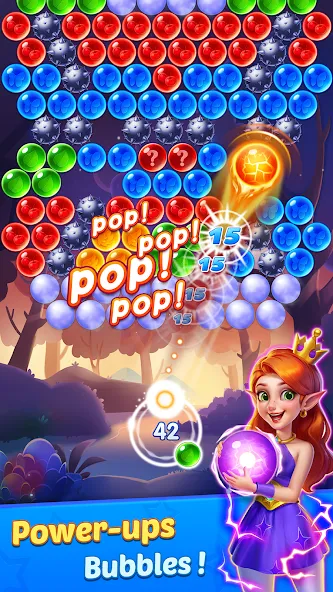 Bubble Shooter Genies  [МОД Много денег] Screenshot 5