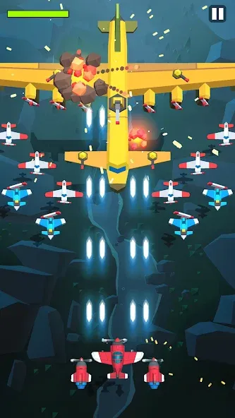 Burning Sky: Aircraft Combat (Бернинг Скай)  [МОД Mega Pack] Screenshot 5