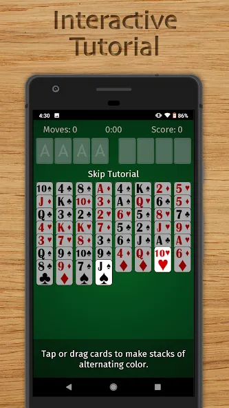 FreeCell Solitaire Classic (Фрисел Солитер Классик)  [МОД Unlimited Money] Screenshot 5