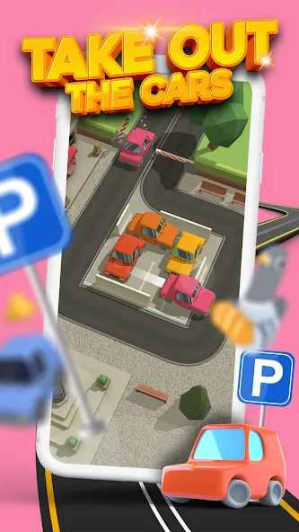 Parking Jam 3D (Парковочный затор 3D)  [МОД Menu] Screenshot 1