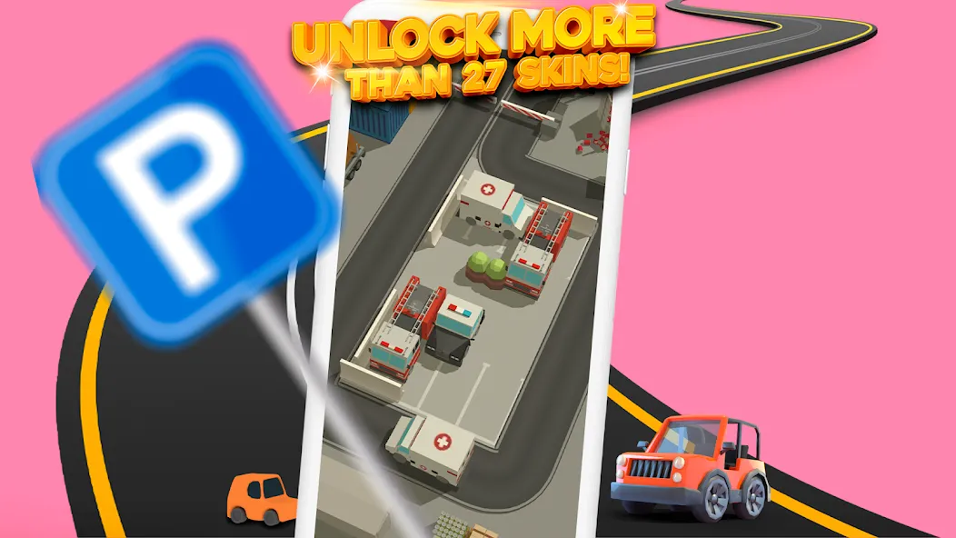 Parking Jam 3D (Парковочный затор 3D)  [МОД Menu] Screenshot 3