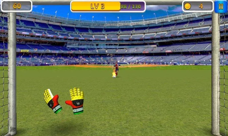 Super Goalkeeper - Soccer Game (упер Вратарь)  [МОД Бесконечные монеты] Screenshot 4