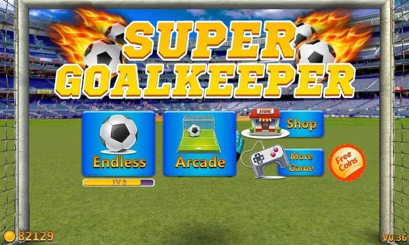 Super Goalkeeper - Soccer Game (упер Вратарь)  [МОД Бесконечные монеты] Screenshot 5