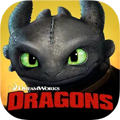 Скачать взломанную Dragons: Rise of Berk (Драгонс)  [МОД Unlocked] - полная версия apk на Андроид