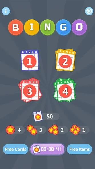 Bingo Mania - Light Bingo Game (Бинго Мания)  [МОД Menu] Screenshot 2