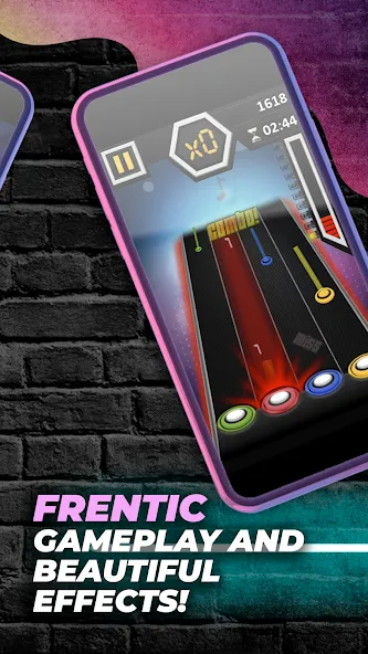 Guitar Hero Game: EDM Music (ЭДМ)  [МОД Бесконечные монеты] Screenshot 3