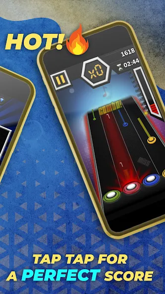 Guitar Hero Mobile: Music Game (Гитар Хиро Мобайл)  [МОД Много денег] Screenshot 3