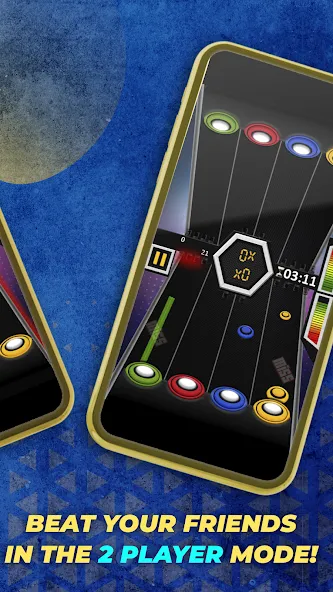 Guitar Hero Mobile: Music Game (Гитар Хиро Мобайл)  [МОД Много денег] Screenshot 4