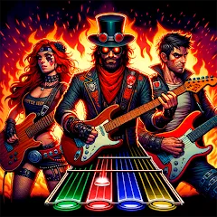 Скачать взломанную Guitar Hero Mobile: Music Game (Гитар Хиро Мобайл)  [МОД Много денег] - стабильная версия apk на Андроид