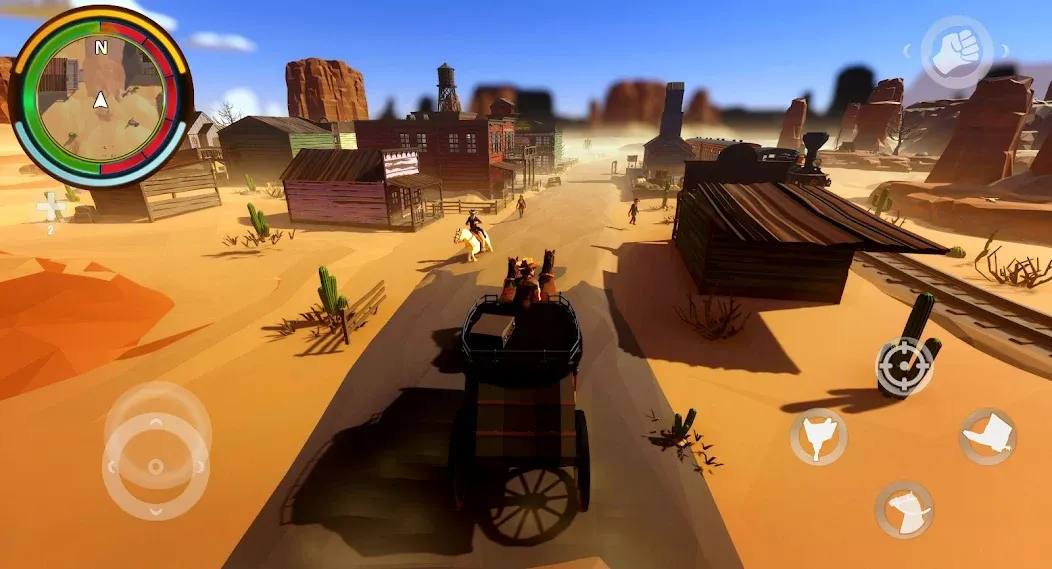 West Cowboy Western Polygon  [МОД Menu] Screenshot 4