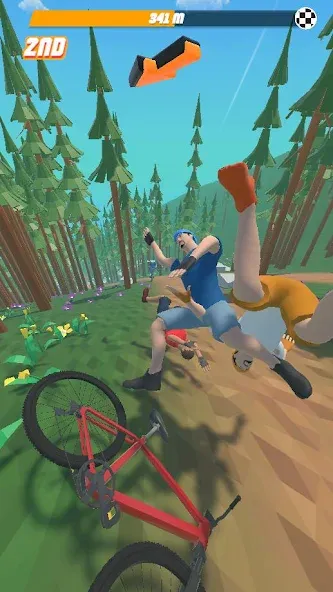 Bike Hill 3D (Байк Хилл 3Д)  [МОД Menu] Screenshot 3