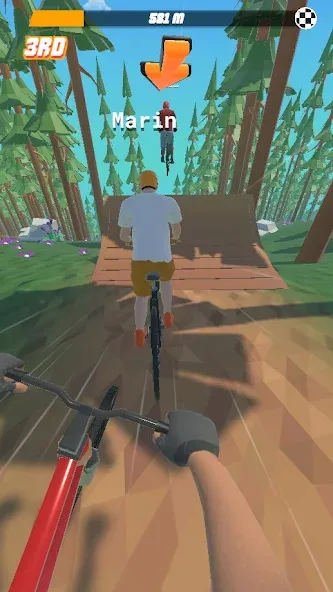 Bike Hill 3D (Байк Хилл 3Д)  [МОД Menu] Screenshot 5