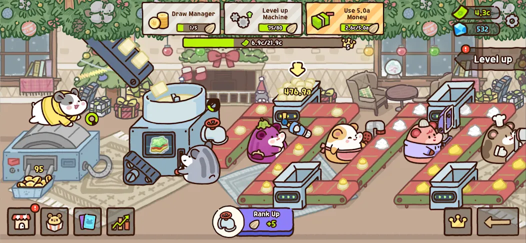 Hamster Cookie Factory  [МОД Mega Pack] Screenshot 5