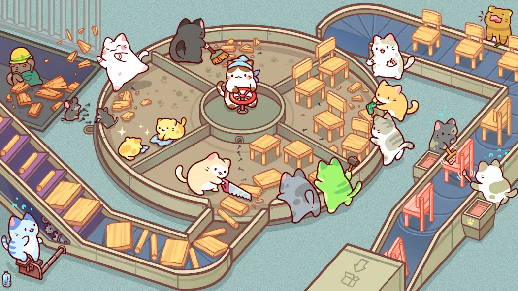 Kitty Cat Tycoon (Китти Кэт Тайкун)  [МОД Unlimited Money] Screenshot 3