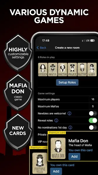 Mafia Online With Video Chat  [МОД Unlimited Money] Screenshot 4