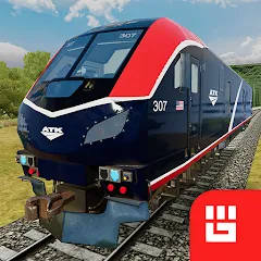 Скачать взломанную Train Simulator PRO USA (Трейн Симулятор ПРО США)  [МОД Много монет] - стабильная версия apk на Андроид