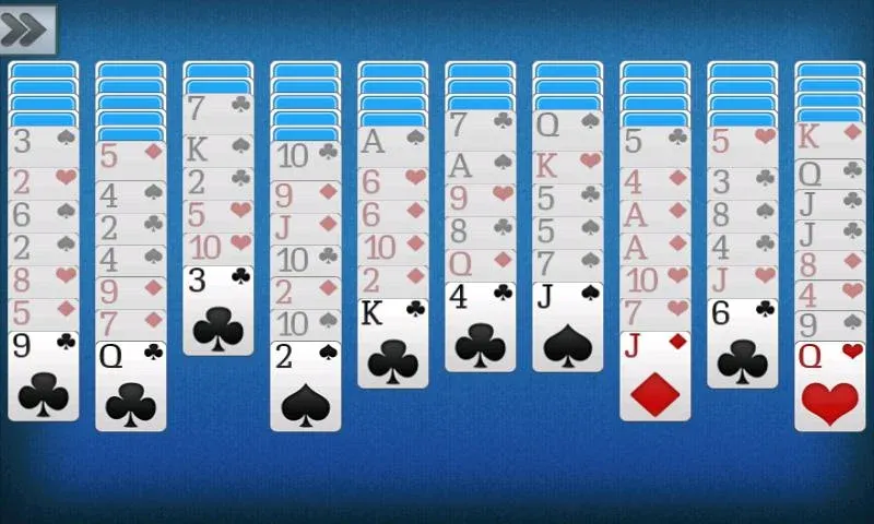 Spider Solitaire  [МОД Все открыто] Screenshot 1