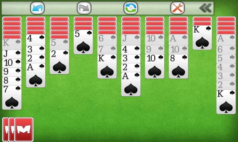 Spider Solitaire  [МОД Все открыто] Screenshot 3