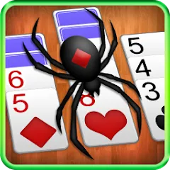 Скачать взломанную Spider Solitaire  [МОД Все открыто] - полная версия apk на Андроид