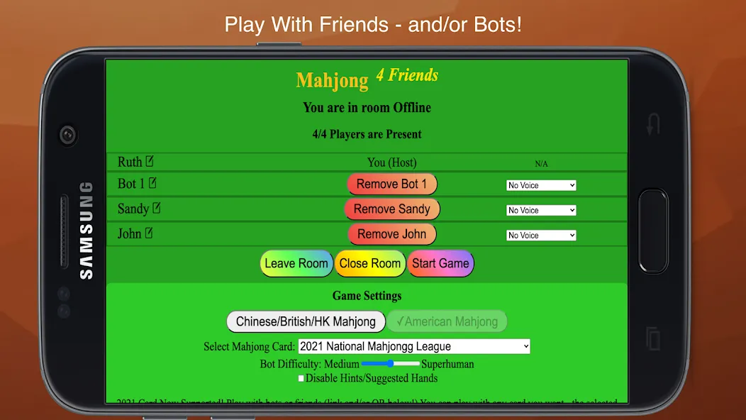 Mahjong 4 Friends (Маджонг 4 Друзей)  [МОД Меню] Screenshot 2