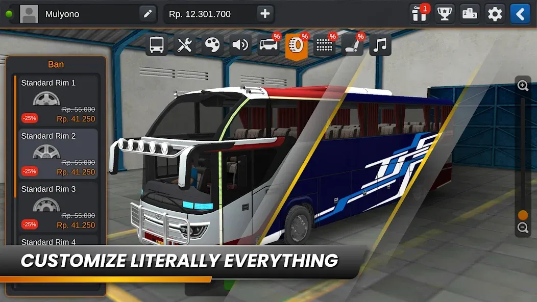 Bus Simulator Indonesia (Бус Симулятор Индонезия)  [МОД Много денег] Screenshot 3