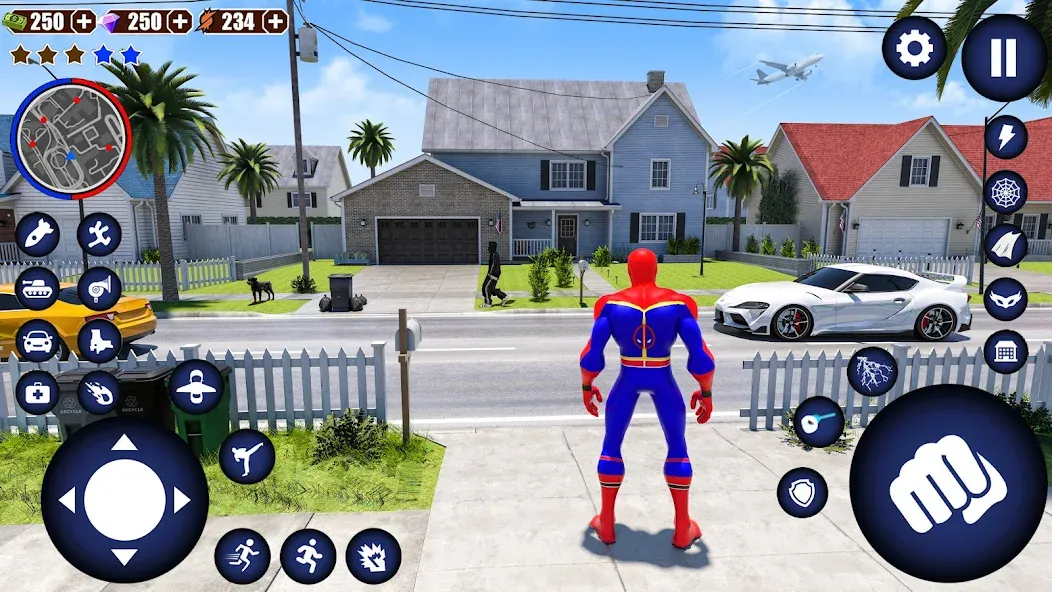 Flying Superhero Robot Games (Флайинг Супергерой Робот Игры)  [МОД Unlimited Money] Screenshot 4