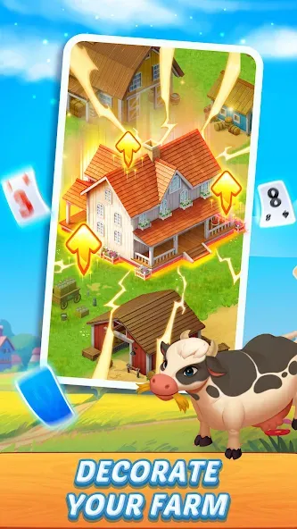 Solitaire Farm Adventure (Солитер)  [МОД Mega Pack] Screenshot 4