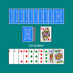 Скачать взломанную Gin Rummy (Джин Рамми)  [МОД Menu] - полная версия apk на Андроид