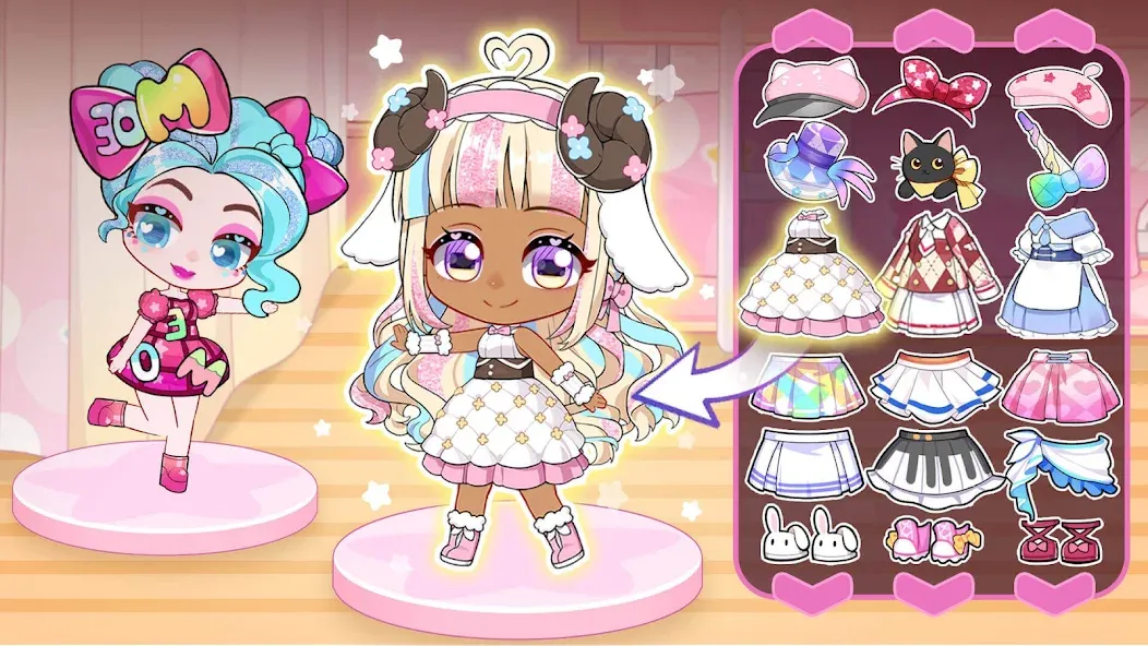 Chibi Doll: My School (Чиби Долл)  [МОД Много монет] Screenshot 2