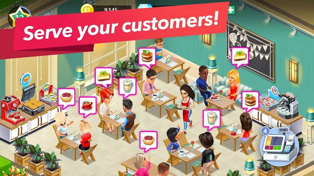 My Cafe — Restaurant Game  [МОД Много монет] Screenshot 3