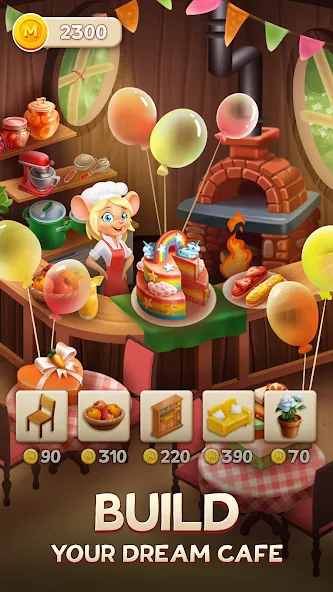 Merge Inn - Cafe Merge Game (Мердж Инн)  [МОД Menu] Screenshot 1