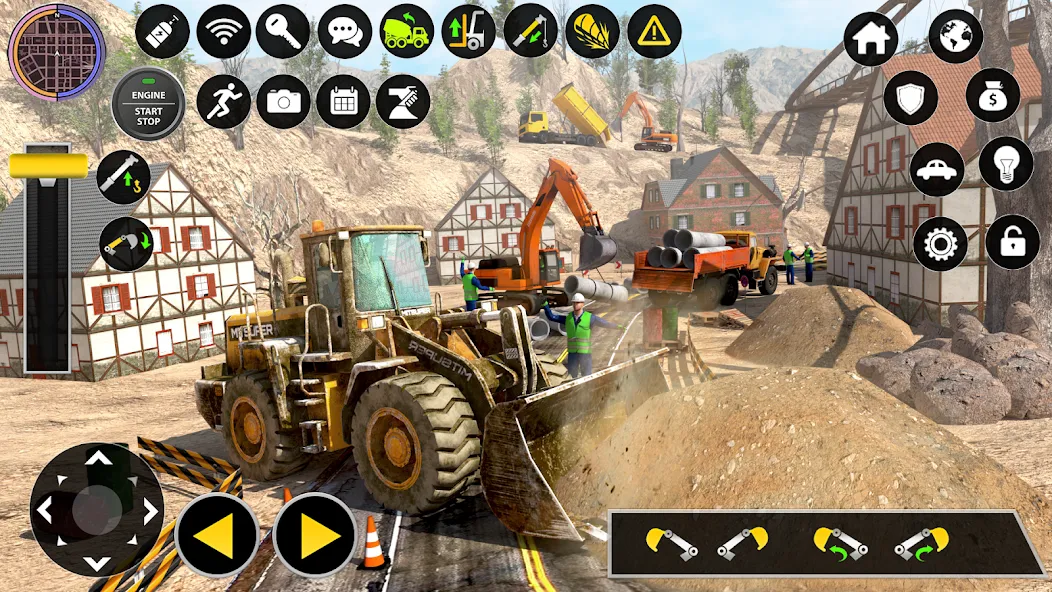 Construction Excavator Game 3D  [МОД Unlocked] Screenshot 3