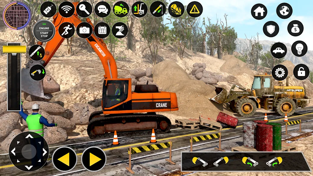 Construction Excavator Game 3D  [МОД Unlocked] Screenshot 4