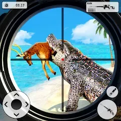 Взломанная Crocodile Hunting Animal Games (Крокодил Охота Игры с животными)  [МОД Unlocked] - последняя версия apk на Андроид