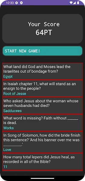 Bible Trivia (Библейские загадки)  [МОД Бесконечные монеты] Screenshot 3