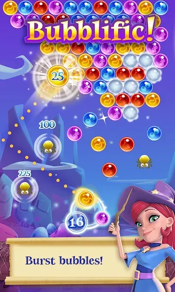 Bubble Witch 2 Saga (Бабл Витч 2 Сага)  [МОД Mega Pack] Screenshot 1